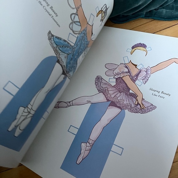 Ballerina Fairies Paper Doll Book Tom Tierney - Picture 4 of 4